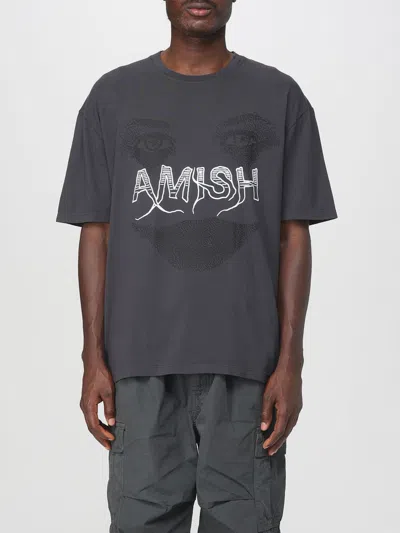Amish T-shirt  Men Color Black In Gray