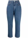 Amish Multi-pocket Jeans In Blue