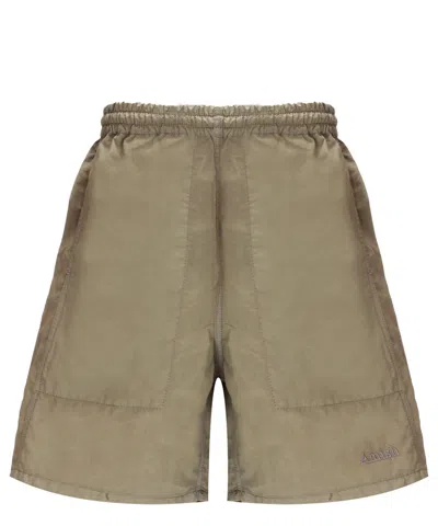 Amish Track Shorts In Beige