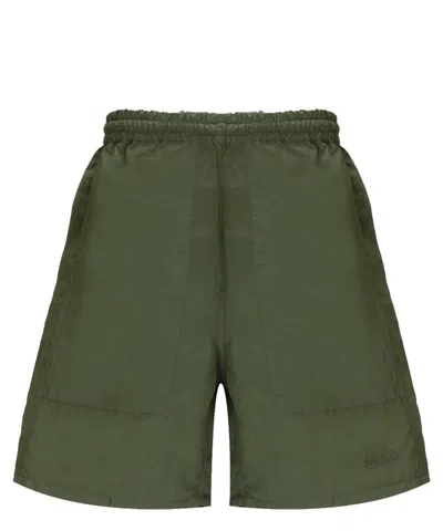 Amish Track Shorts In Green