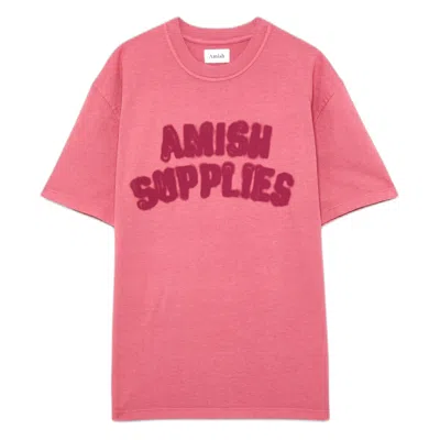 Amish T-shirt  Unisex Jersey Logo Shadow Dust - Pink