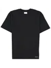 Amish T-shirt Con Micro Logo In Black
