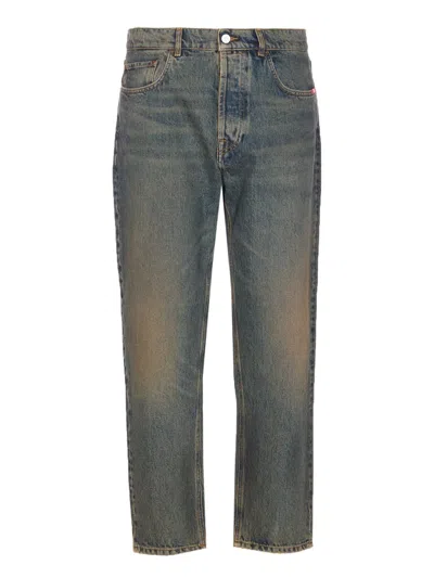 AMISH WHISKERING-EFFECT JEANS