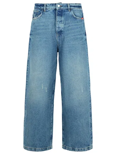 Amish 'wide' Light Blue Denim Jeans