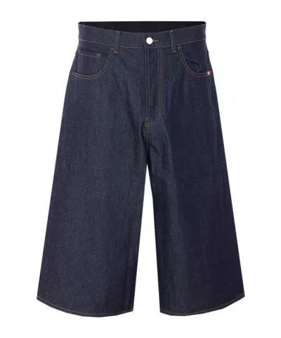 Amish Wide-leg Jeans In Blue
