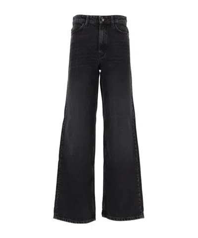 Amish Wide-leg Jeans In Black