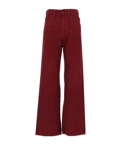 Amish Wide-leg Jeans In Red