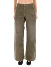 Amish Belt Loop Trousers In Green
