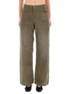 Amish Belt Loop Trousers In Green