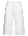 Amish Woman Cropped Pants White Size 26 Cotton