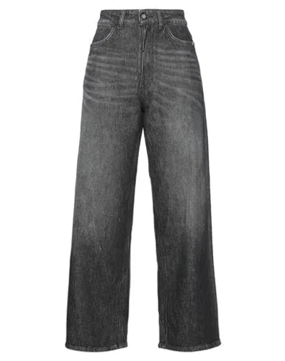 Amish Woman Jeans Black Size 31 Cotton, Elastane