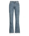 Amish Woman Denim Pants Blue Size 28 Cotton In Blue