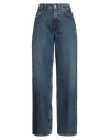 Amish Woman Jeans Blue Size 29 Cotton In Blue