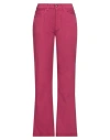 Amish Woman Pants Fuchsia Size 30 Cotton In Pink
