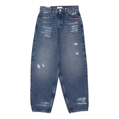 Amish Women's Jeans W Baggy Denim Ripped Denim