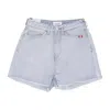 Amish Women's Short Jeans Short Ivy Denim Sun Bleach In Sun Bleach