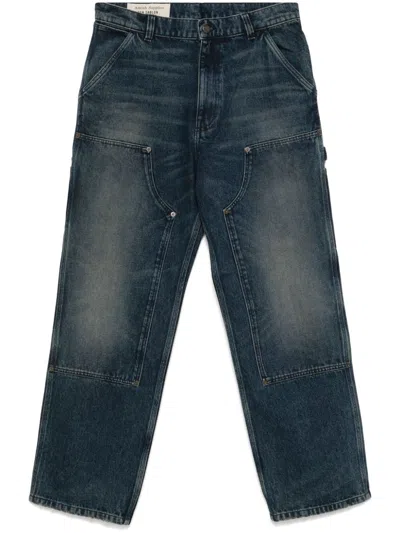 Amish X Dan Sablon Straight-leg Jeans In Blue