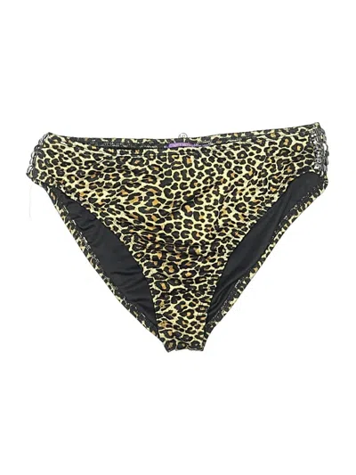 Pre-owned Amita Naithani Swimsuit Bottoms In Gold