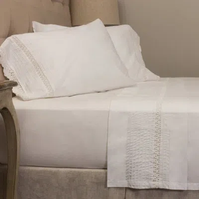 Amity Home 100% Cotton Percale Pillowcase In White