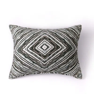 Amity Home 100% Cotton Ties Sham In Black;white