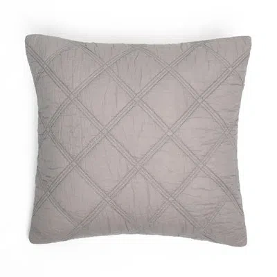 Amity Home 100% Cotton Ties Sham In Gray