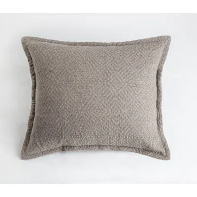 Amity Home 100% Cotton Ties Sham In Gray