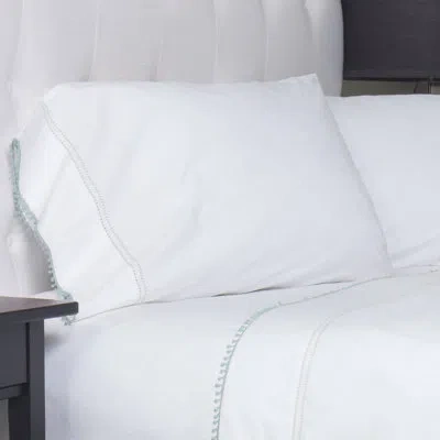 Amity Home 200 Thread Count 100% Cotton Percale Pillowcase Case Pack In Blue