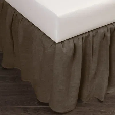 Amity Home 21" Bed Skirt In Walnut Brown