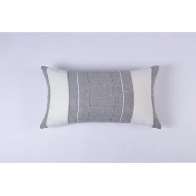 Amity Home Aaric 100% Cotton Sham In White;gray