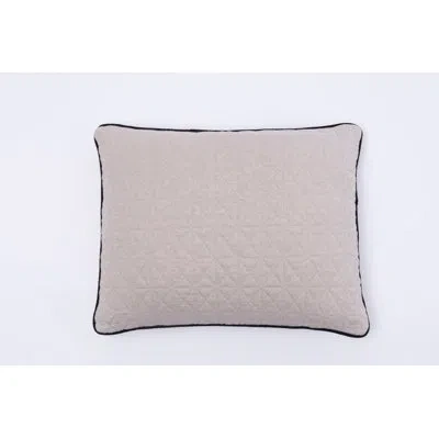 Amity Home Aarick Solid Color 100% Cotton Sham In Natural