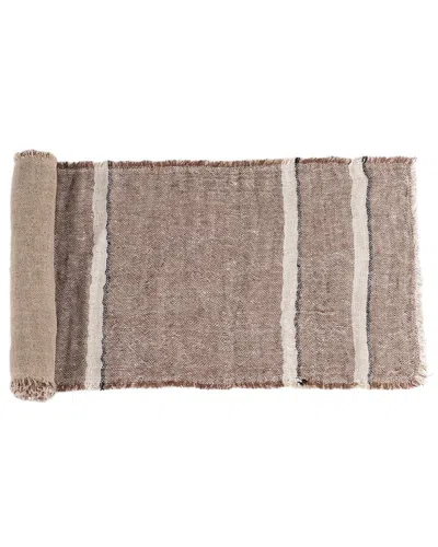 Amity Home Akin 108in Linen Table Runner In Neutral