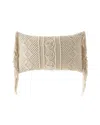 Amity Home Alcott Large Bolster Pillow In Neutral