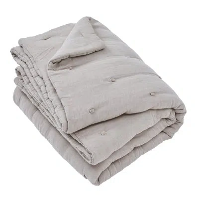 Amity Home Astrid 100% Cotton Comforter In Asphalt