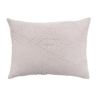 Amity Home Barcel Sham In Platinum Gray