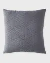 Amity Home Barcelona Linen Euro Sham In Steel Blue