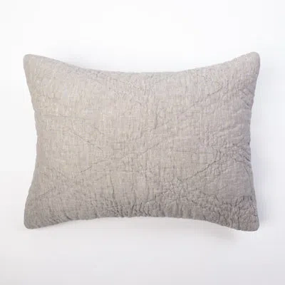 Amity Home Barluna Linen Ties Sham In Gray