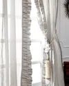 Amity Home Basillo Curtain Panel Set In Silver