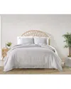 Amity Home Brisbane Duvet Set In Grey