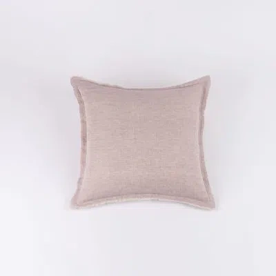Amity Home Brissia Linen Pillow - Euro In Lavender