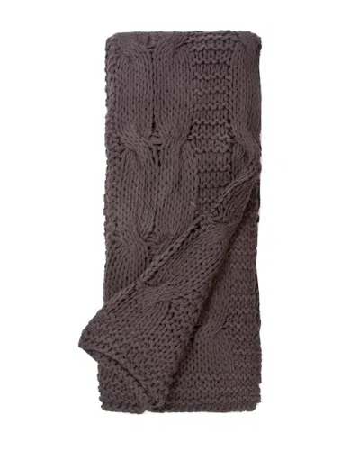AMITY HOME AMITY HOME CABLE KNIT THROW