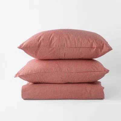 Amity Home Caden, Duvet Cover, Red Set