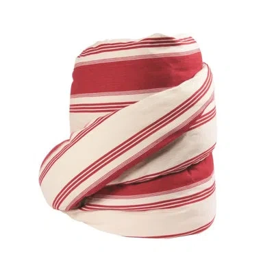 Amity Home Cam Striped Duvet Cover In Red