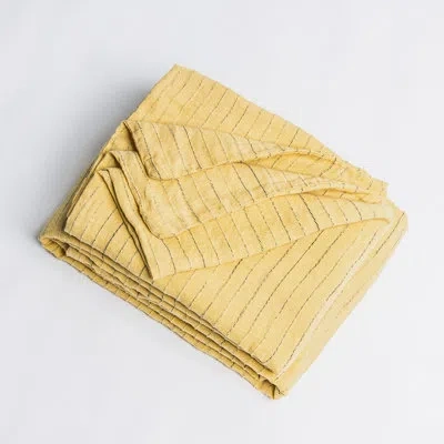 Amity Home Cambree Linen Blend Duvet Cover In Ochre