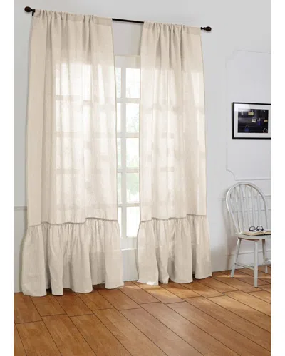 Amity Home Caprice Curtain Panels In Ivory