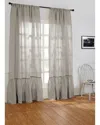 Amity Home Caprice Curtain Panels In Silver