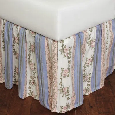 Amity Home Celine 18" Bed Skirt In Pink,green