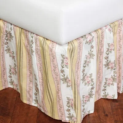 Amity Home Celine 18" Bed Skirt In Yellow