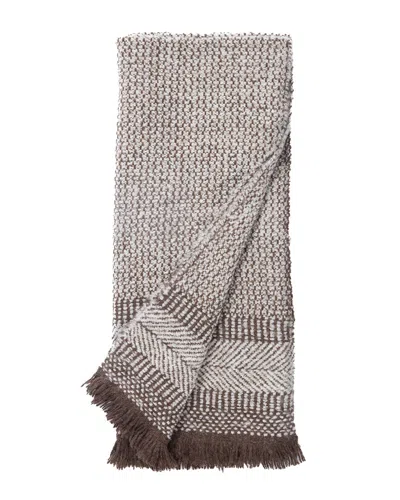 Amity Home Chambi Alpaca Throw In Brown