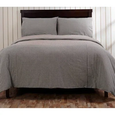 Amity Home Cole Gingham Sham, Brown, Euro