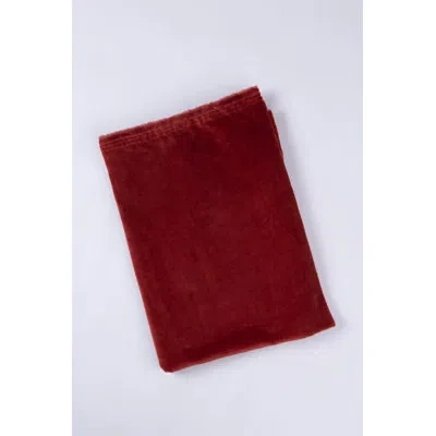 Amity Home Cotton Blend Duvet Cover In Red,orange;brick